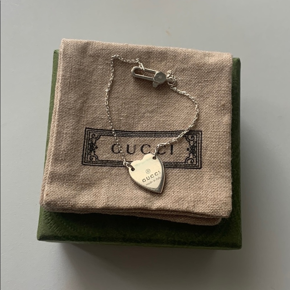 Gucci heart bracelet